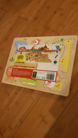 chad valley wooden peg puzzle
